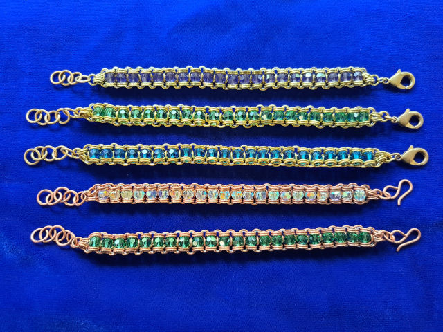 Assorted Beaded Channel Bracelets